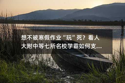 想不被寒假作业“玩”死?看人大附中等七所名校学霸如何支招!